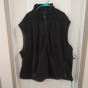 Joe's USA Black Fleece Vest 6XL